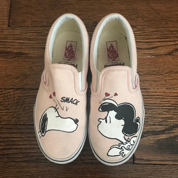 vans x peanuts slip on